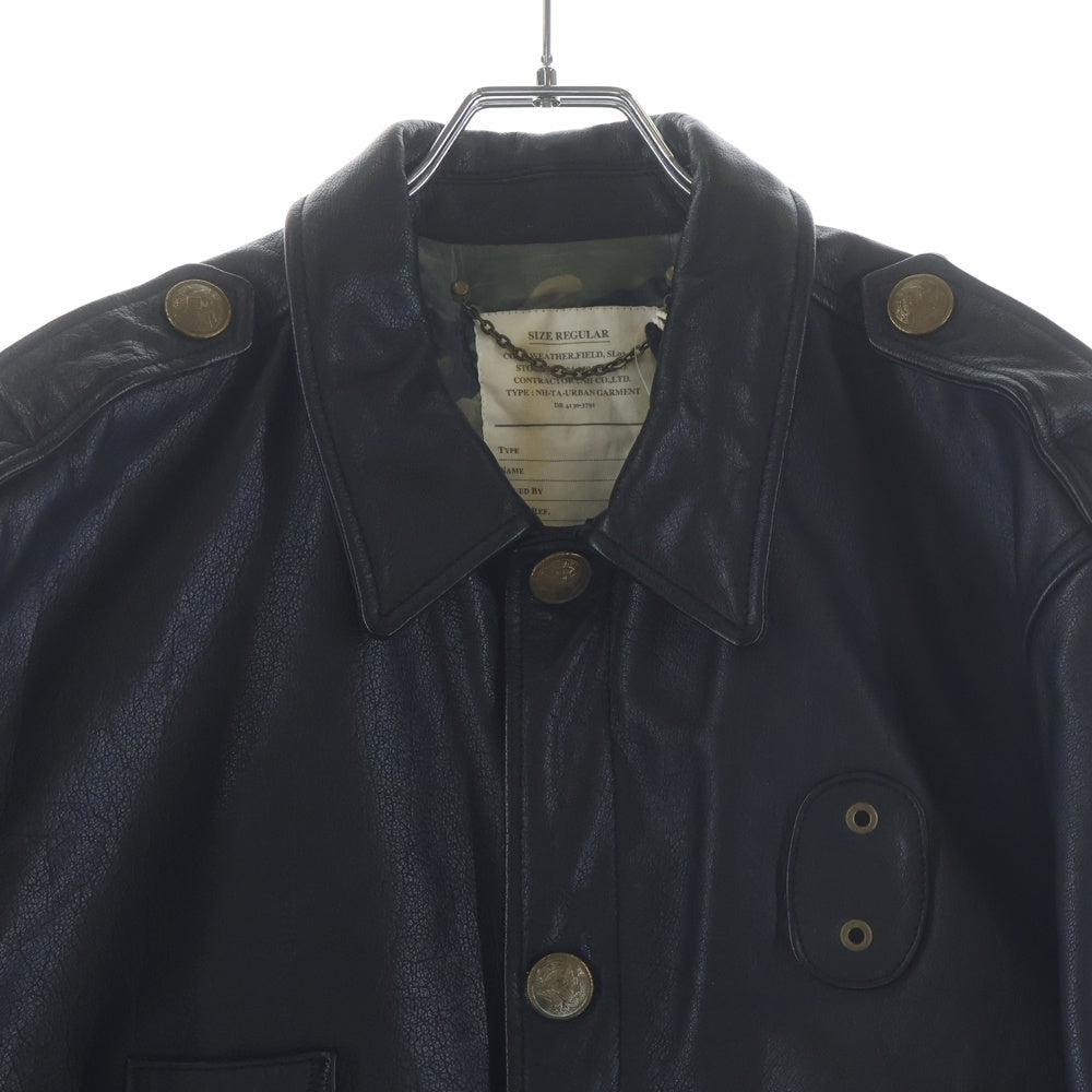 NEIGHBORHOOD(ネイバーフッド) PIGS CHICAGO BL-JKT レザー ポリスマン レザージャケット 112TSNH-JKM01 ブラック