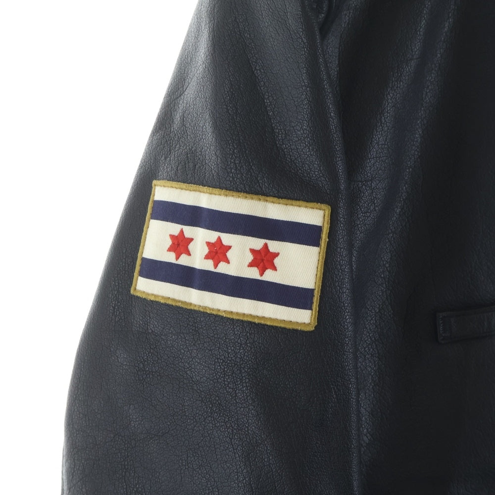NEIGHBORHOOD(ネイバーフッド) PIGS CHICAGO BL-JKT レザー ポリスマン レザージャケット 112TSNH-JKM01 ブラック