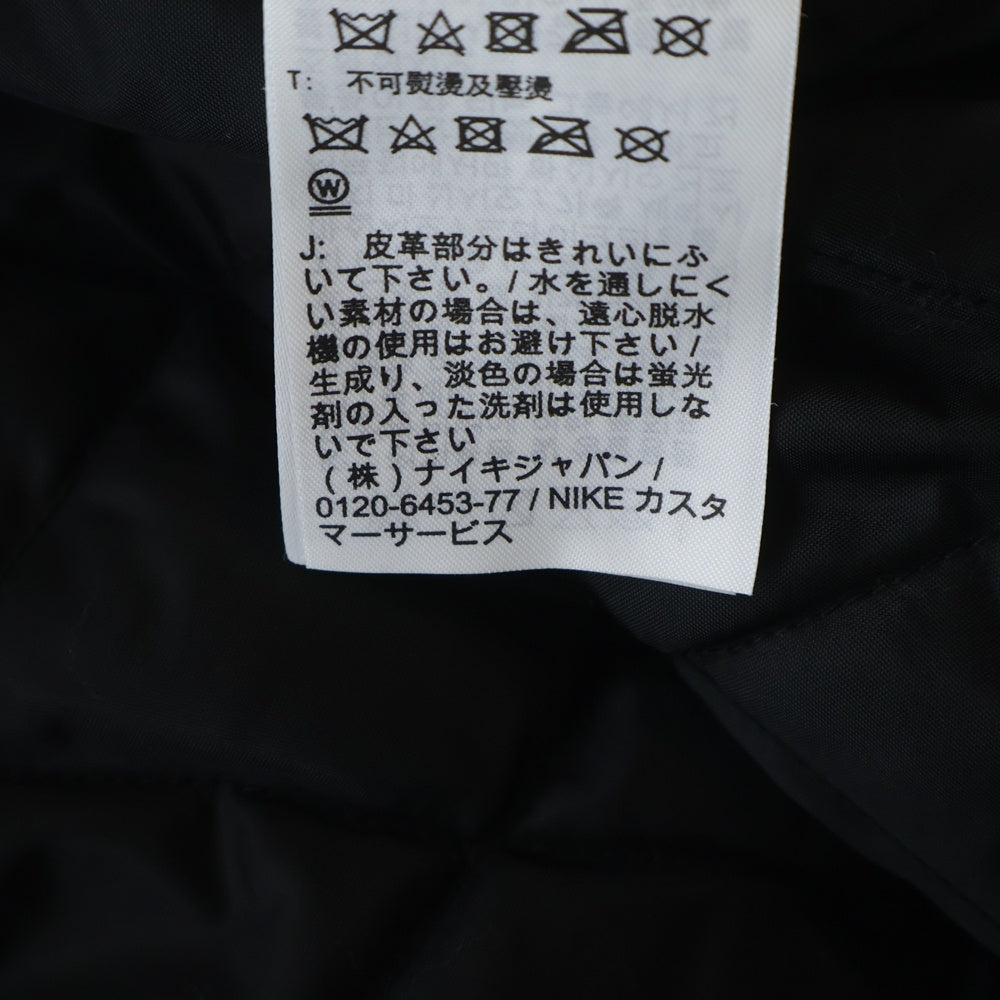 SUPREME(シュプリーム) 19AW ×NIKE LEATHER ANORAK レザーフーディ アノラックジャケット ブラック CK6218-010