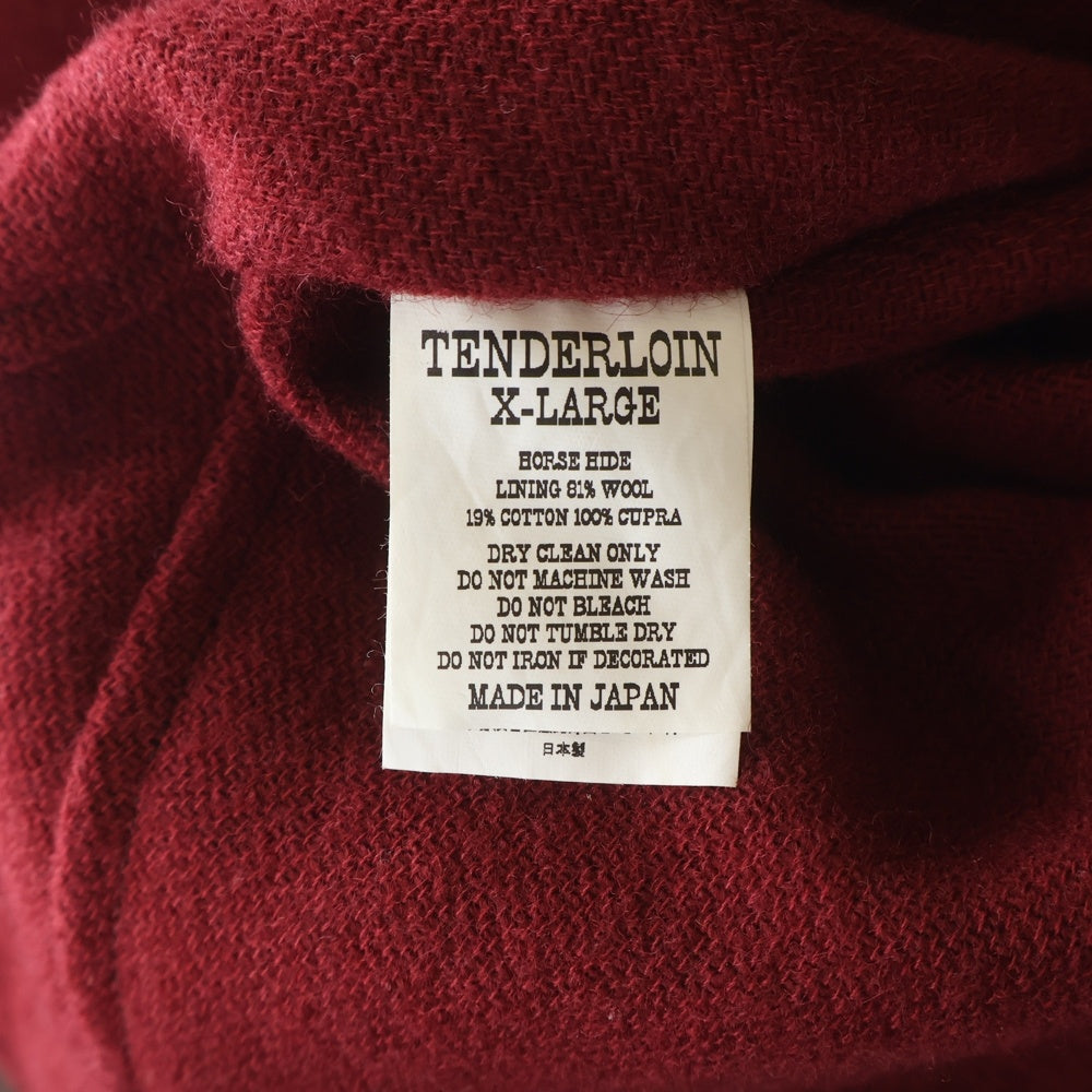 TENDERLOIN(テンダーロイン) T-HIDE S レザー ジャケット ブラウン