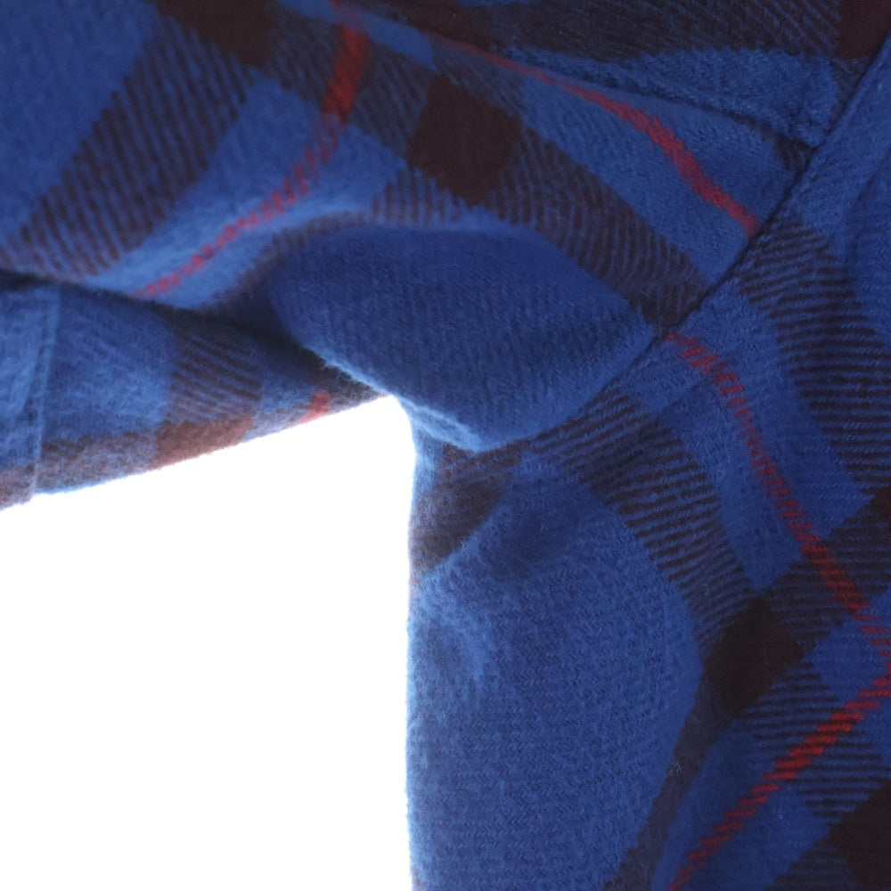 WTAPS(ダブルタップス) M3 チェック柄 ジップアップ コットンジャケット 101GWDT-JKM04 ブルー