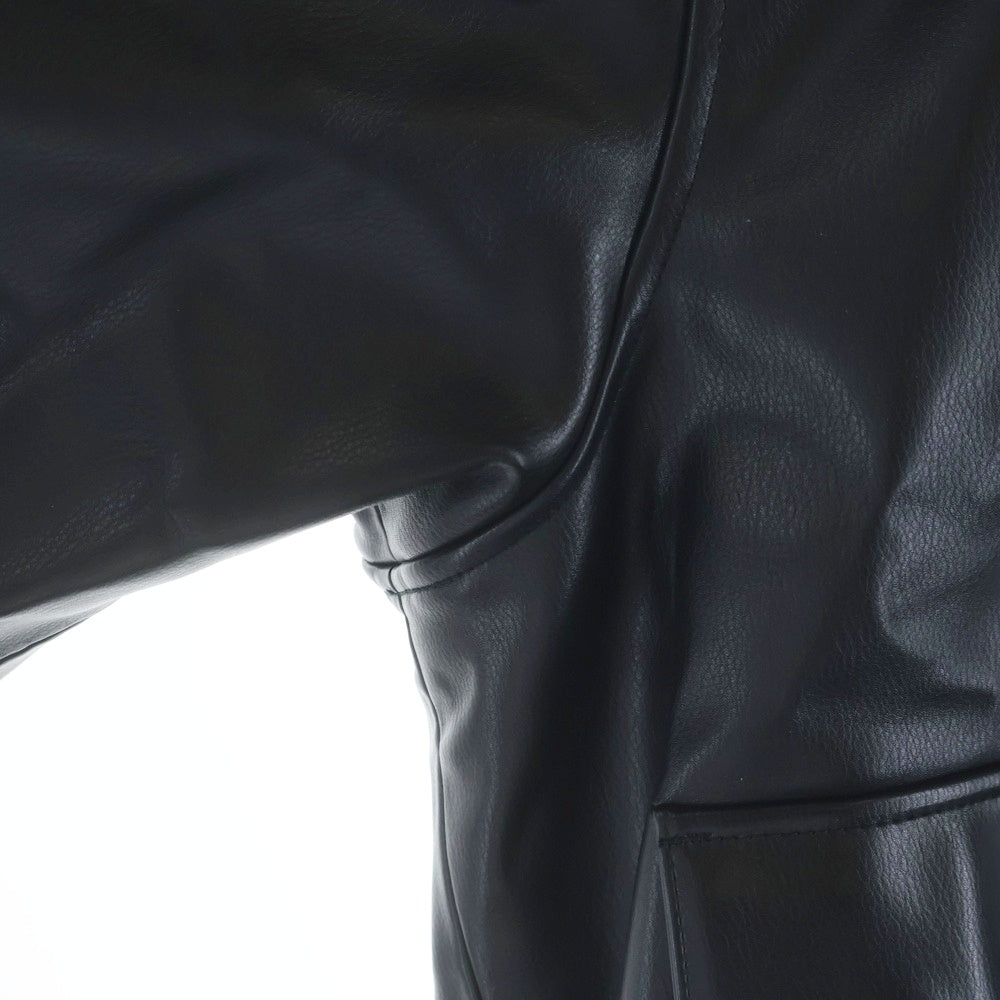 WTAPS(ダブルタップス) 22AW JFW-01/JACKET SYNTHETIC.X3.0 シンセティックレザー フライトジャケット ブラック 222BRDT-JKM07