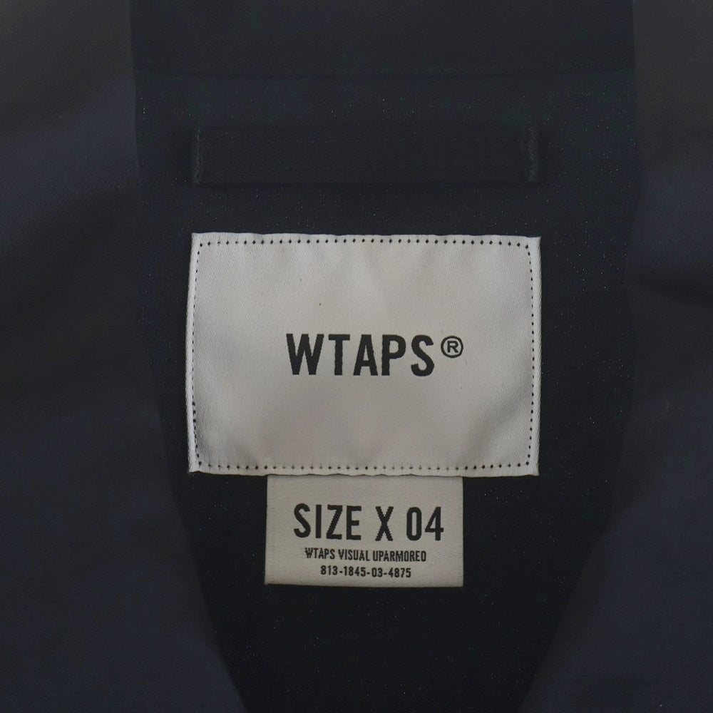 WTAPS(ダブルタップス) 24SS CHIEF/JACKET/CTRY.SATIN.LEAGUE 241TQDT-JKM02 チーフ レーヨン混 サテンコーチジャケット 241TQDT-JKM02