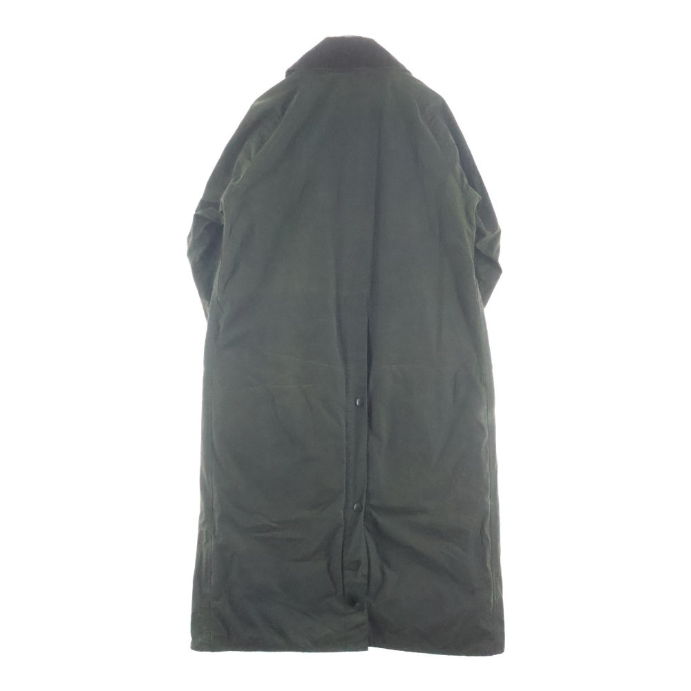 Barbour(バブアー) 80s 88年製 3ワラント BURGHLEY バーレー オイルド ロングコート カーキ