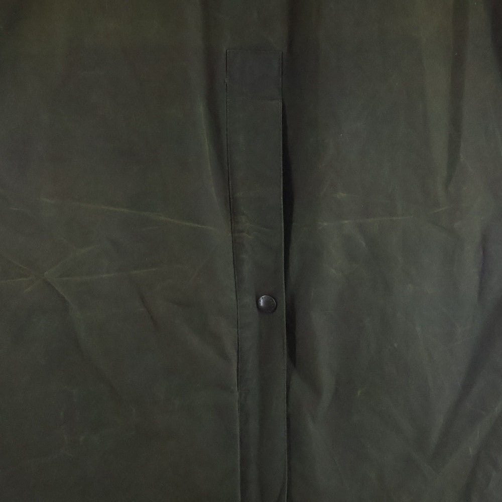 Barbour(バブアー) 80s 88年製 3ワラント BURGHLEY バーレー オイルド ロングコート カーキ