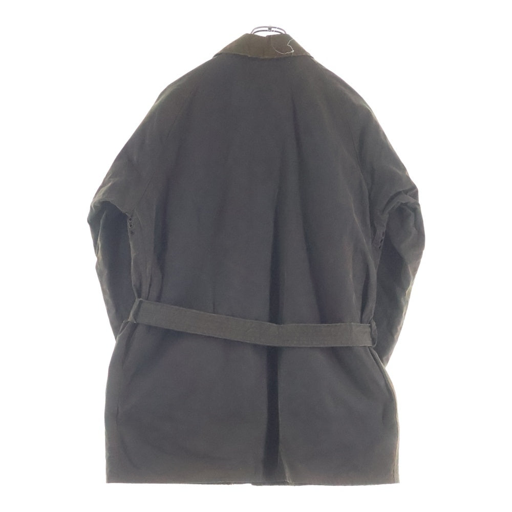 Barbour(バブアー) 80s 2ワラント SOLWAY ZIPPER ソルウェイジッパー オイルド ミドルコート カーキ