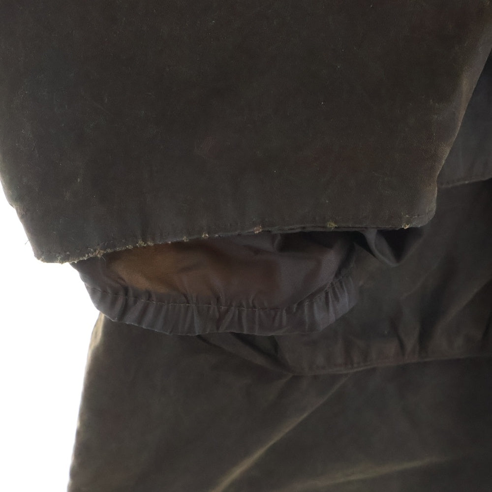 Barbour(バブアー) 80s 2ワラント SOLWAY ZIPPER ソルウェイジッパー オイルド ミドルコート カーキ