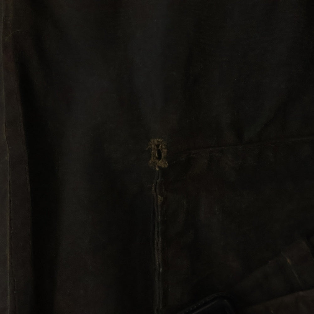 Barbour(バブアー) 80s 2ワラント SOLWAY ZIPPER ソルウェイジッパー オイルド ミドルコート カーキ