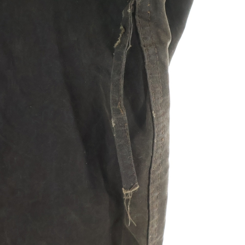 Barbour(バブアー) 90s 3ワラント SOLWAY ZIPPER ソルウェイジッパー オイルド ミドルコート カーキ