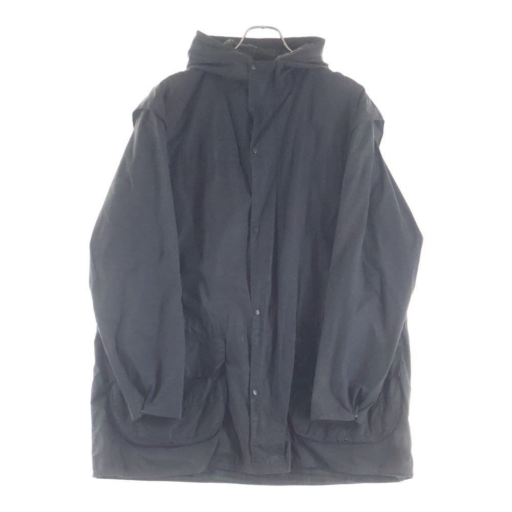 Barbour(バブアー) 90s 3ワラント DURHAM ダーハム フード オイルドジャケット ブラック