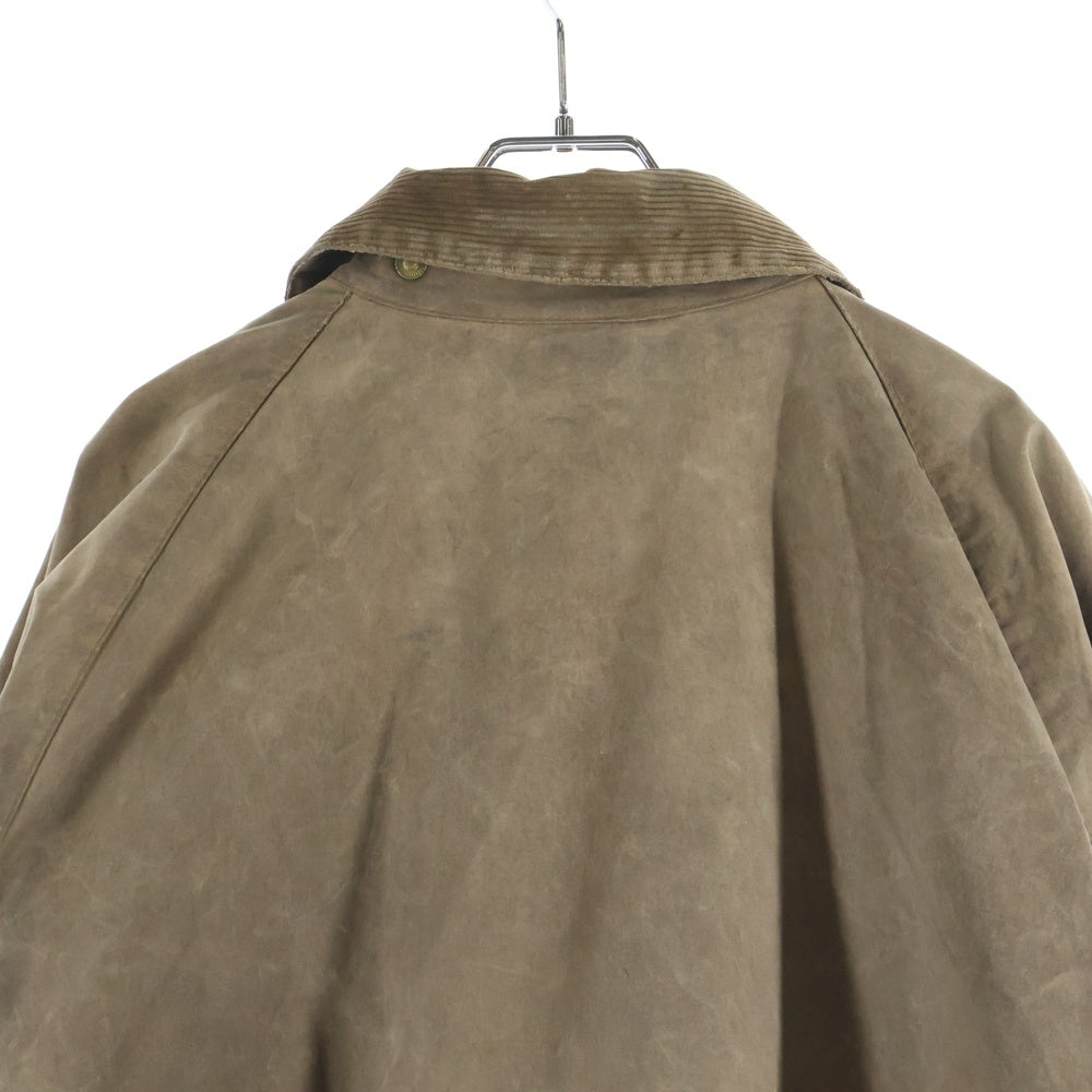 Barbour(バブアー) 90s 3ワラント SOLWAY ZIPPER ソルウェイジッパー オイルド ミドルコート カーキ