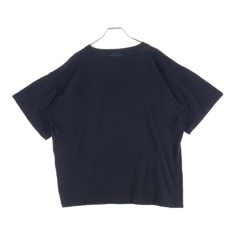 VINTAGE(ヴィンテージ) 90s INGENIOR ムンクの叫び 裾袖シングル クルーネックTシャツ ブラック
