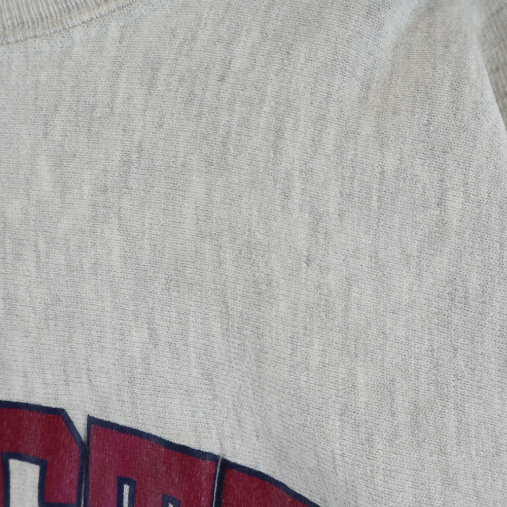 CHAMPION(チャンピオン) 90s-00s メキシコ製 REVERSE WEAVE BREWSTER ACADEMY 両面 裏B 2段 カレッジ スウェット グレー