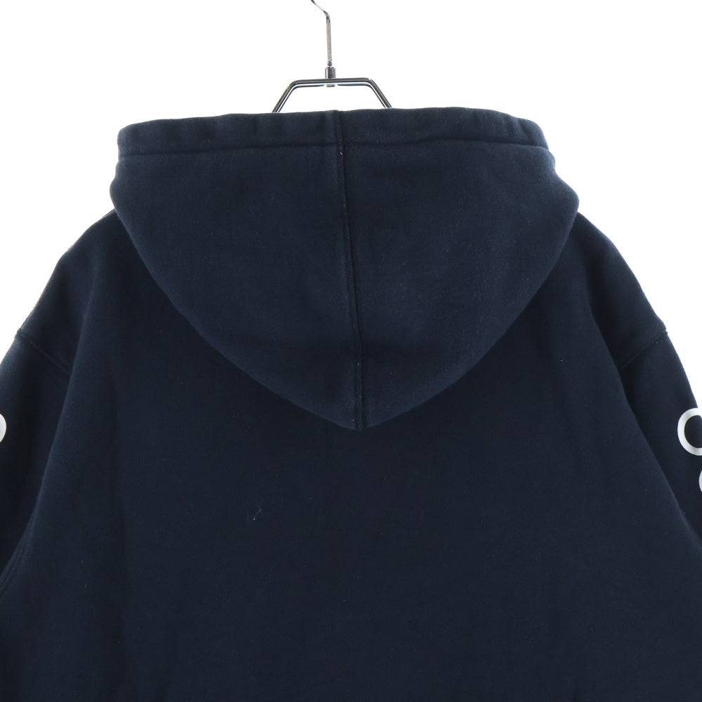SUPREME(シュプリーム) 09AW Block Stripe Hoodie ブロックストライプ フーディー プルオーバーパーカー ネイビー/ホワイト