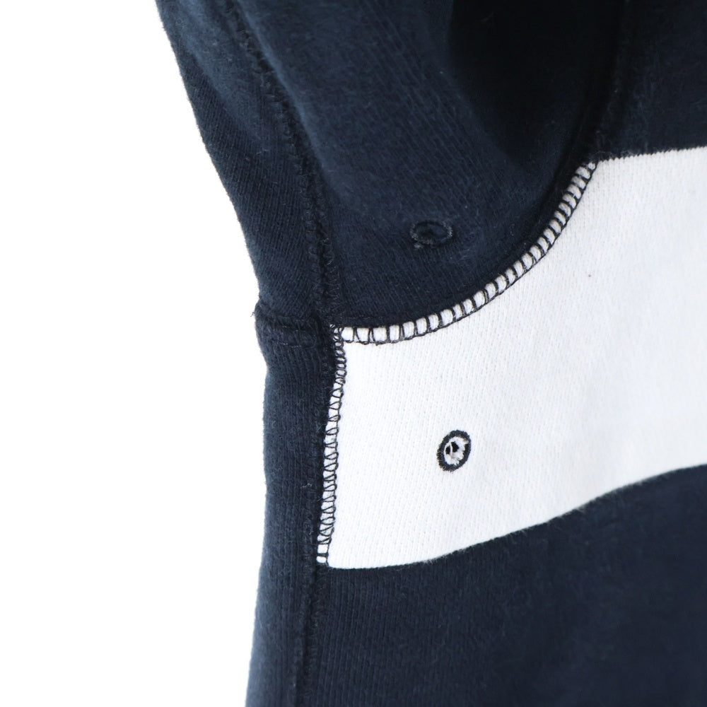 SUPREME(シュプリーム) 09AW Block Stripe Hoodie ブロックストライプ フーディー プルオーバーパーカー ネイビー/ホワイト