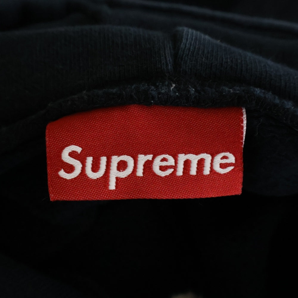 SUPREME(シュプリーム) 09AW Block Stripe Hoodie ブロックストライプ フーディー プルオーバーパーカー ネイビー/ホワイト