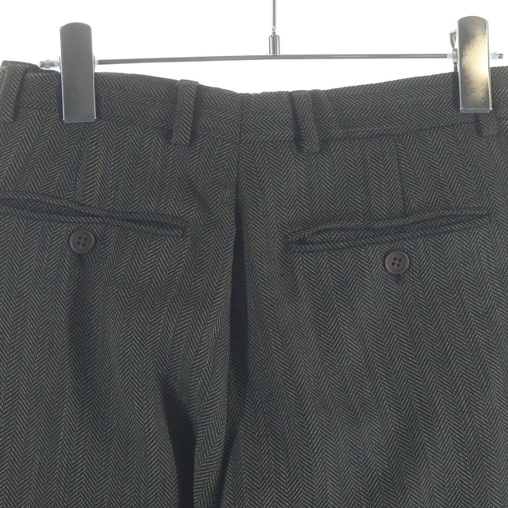 GIORGIO ARMANI(ジョルジオアルマーニ) 90s オールド 2TUCK ツータック ツイード スラックス ブラウン