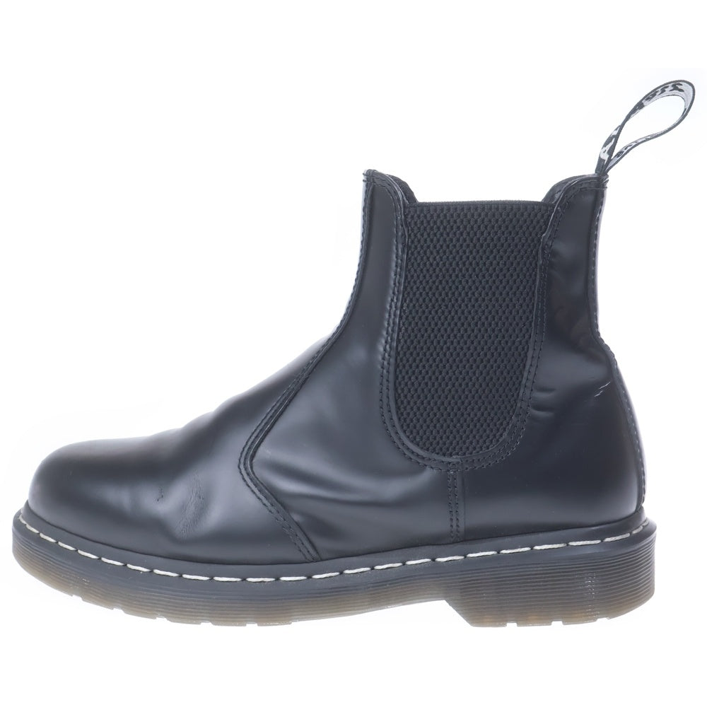 Dr.Martens(ドクターマーチン) ホワイトステッチ 2976 レザー サイドゴアブーツ ブラック