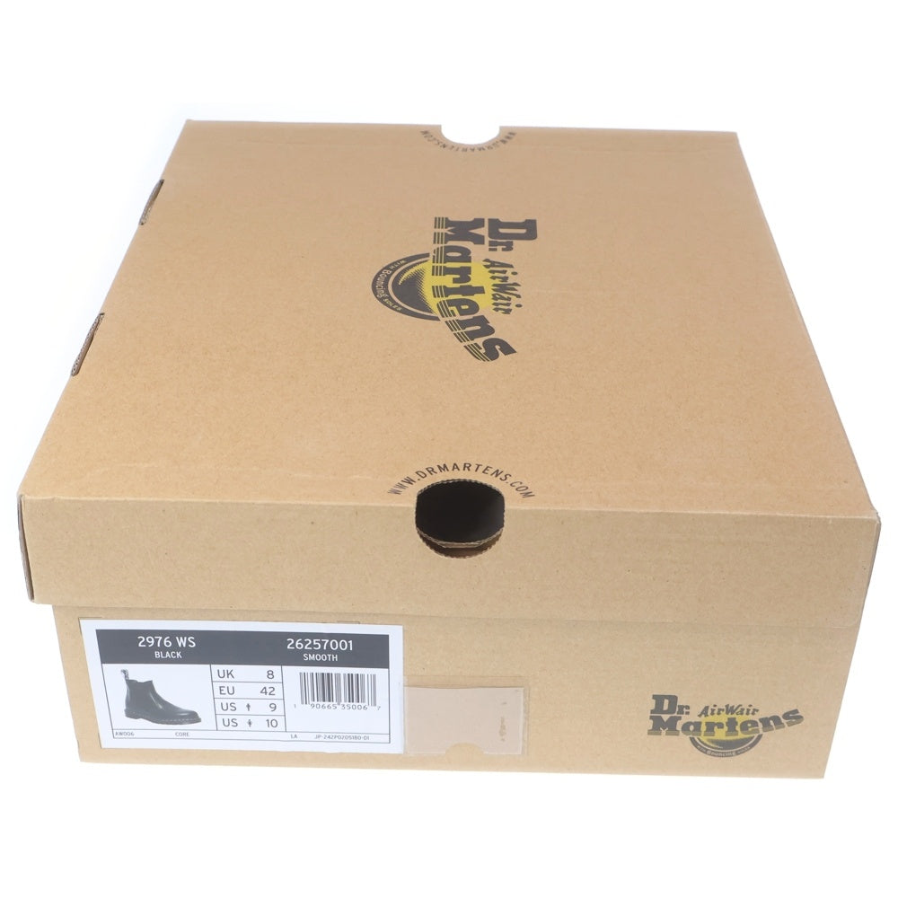 Dr.Martens(ドクターマーチン) ホワイトステッチ 2976 レザー サイドゴアブーツ ブラック
