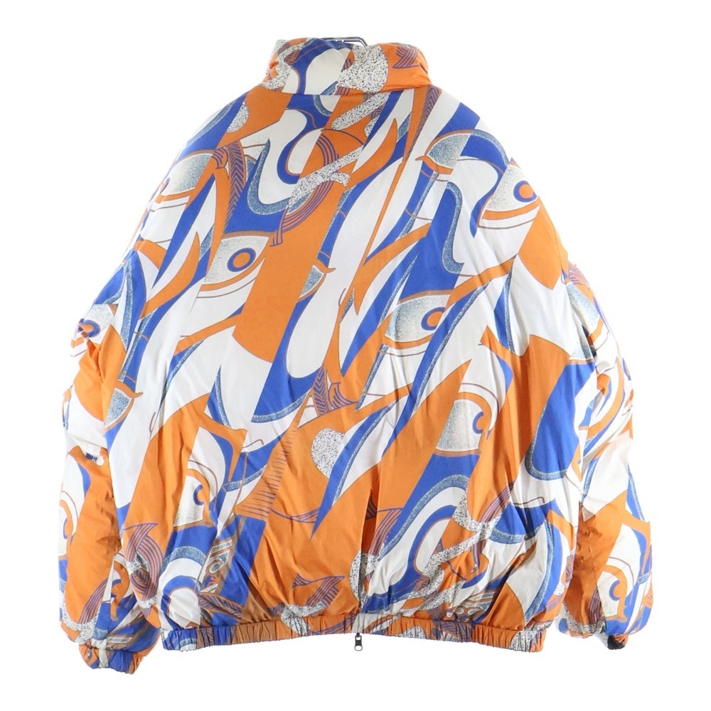EVISEN SKATEBOARD(エビセン スケートボード) 21AW SLASH REVERSIBLE DOWN JACKET スラッシュリバーシブルダウンジャケット リバーシブル ダウンジャケット ブラック/マルチカラー