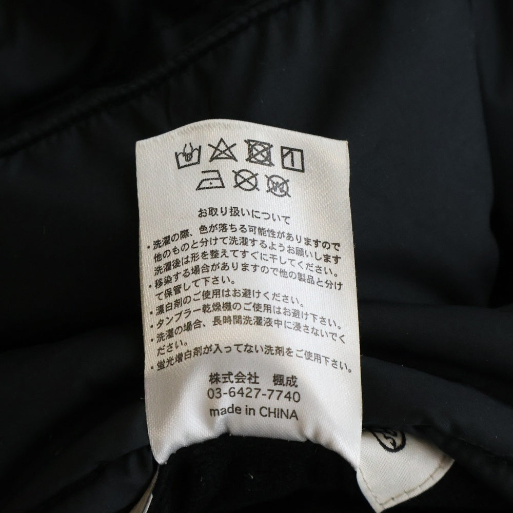 EVISEN SKATEBOARD(エビセン スケートボード) 21AW SLASH REVERSIBLE DOWN JACKET スラッシュリバーシブルダウンジャケット リバーシブル ダウンジャケット ブラック/マルチカラー