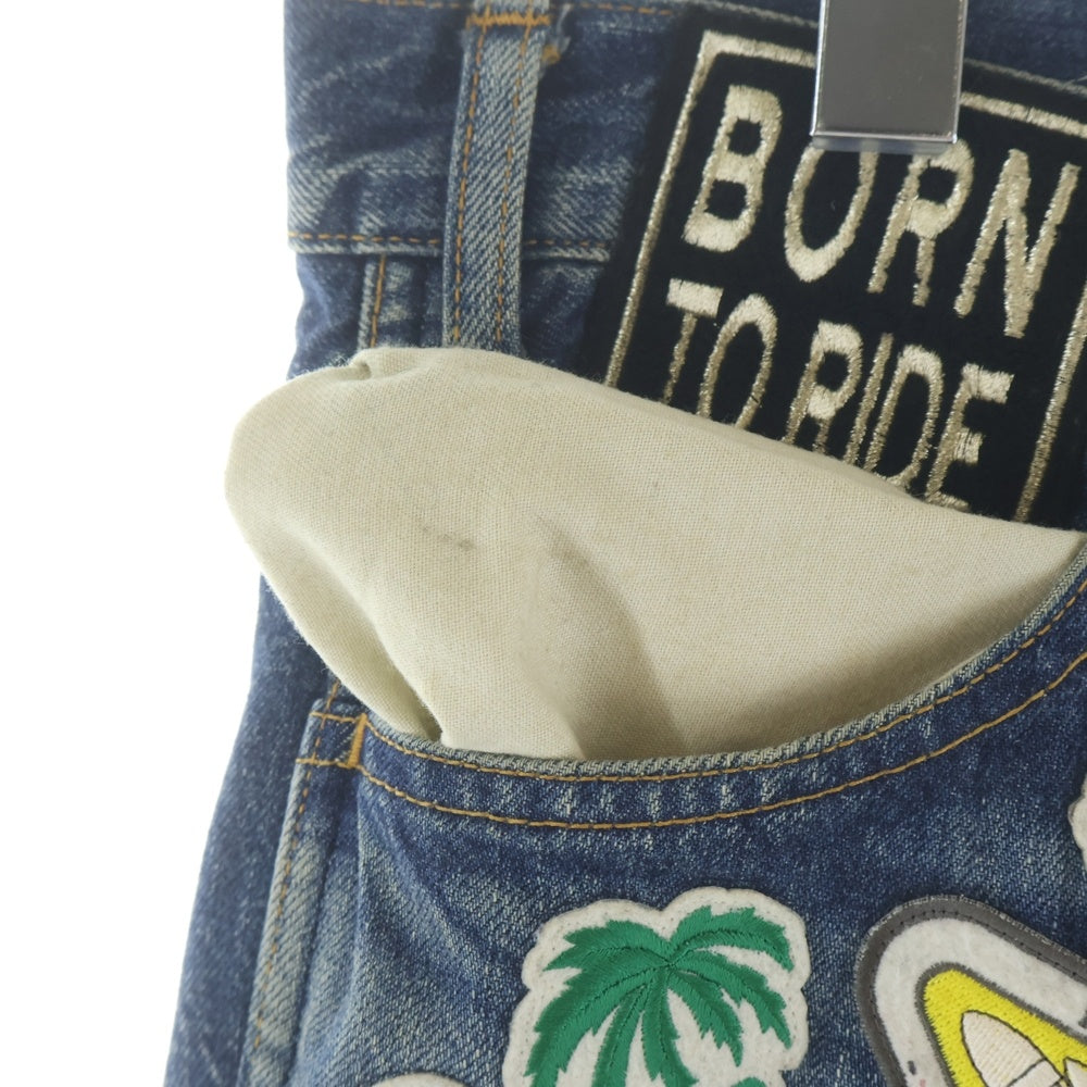 JUNYA WATANABE COMME des GARCONS(ジュンヤワタナベ コムデギャルソン) 23SS LEVI'S×KEITH HERING アップリケコラボデニム WK-P207 インディゴ