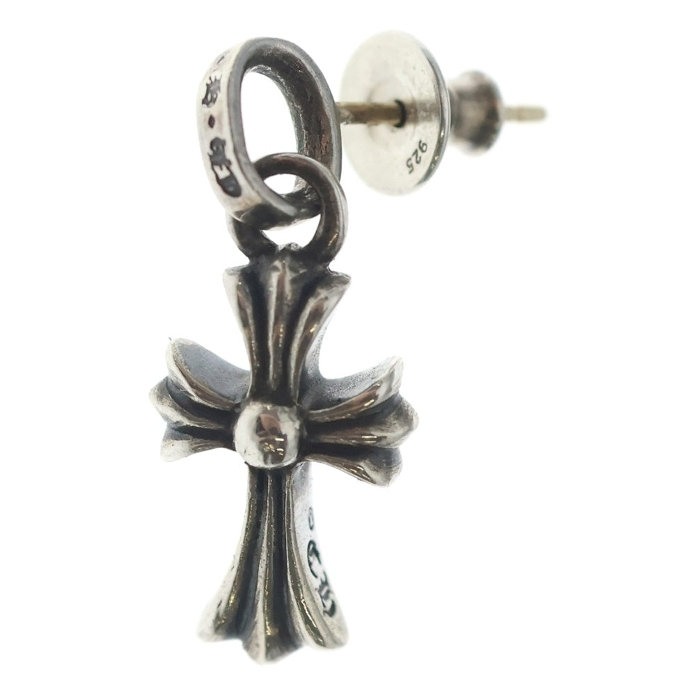 CHROME HEARTS(クロムハーツ) BBY F PPRCHN ベイビーファットクロス ドロップピアス シルバー BCA090