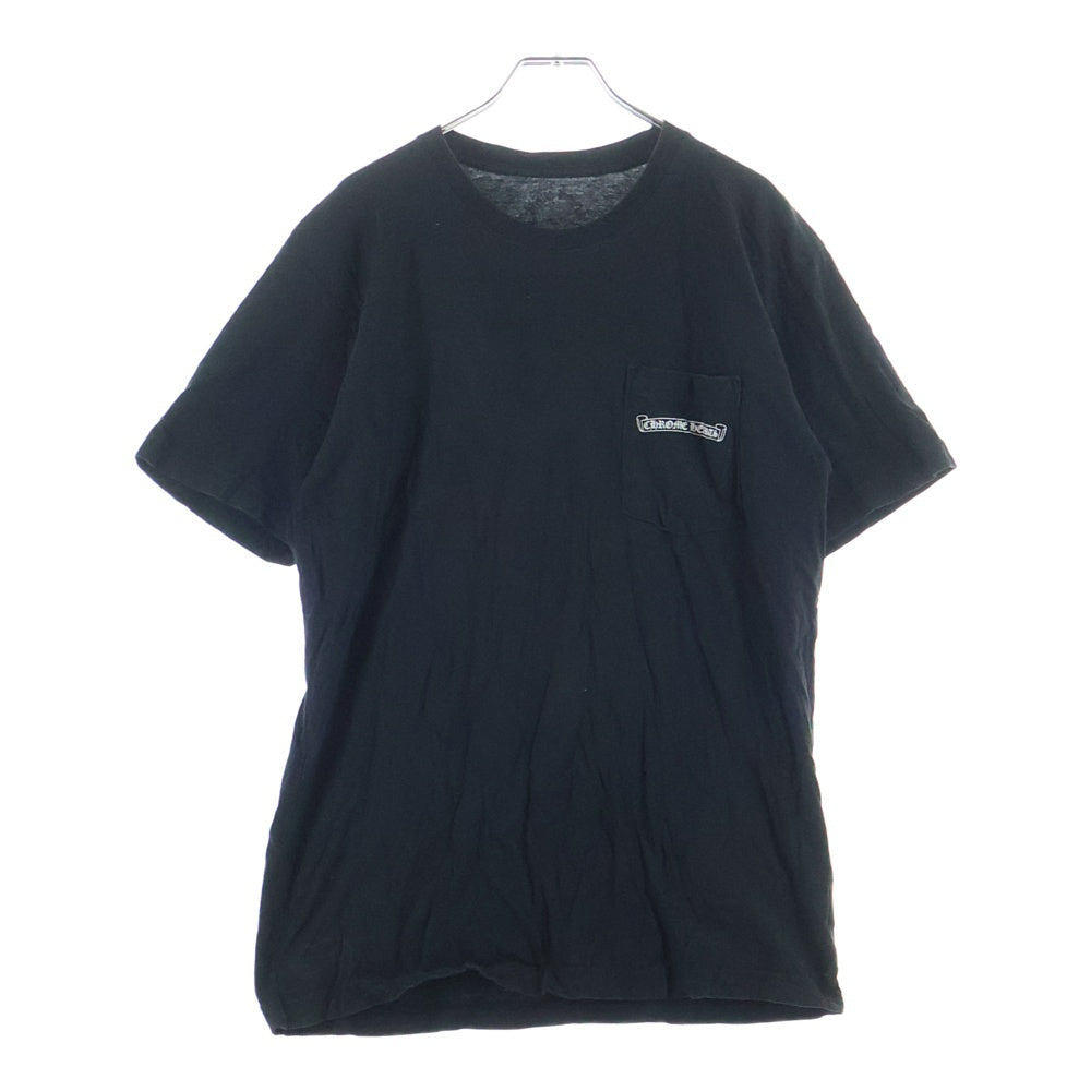 CHROME HEARTS(クロムハーツ) Blackarchlogo ブラックアーチロゴ USA クルーネック半袖Tシャツ ブラック