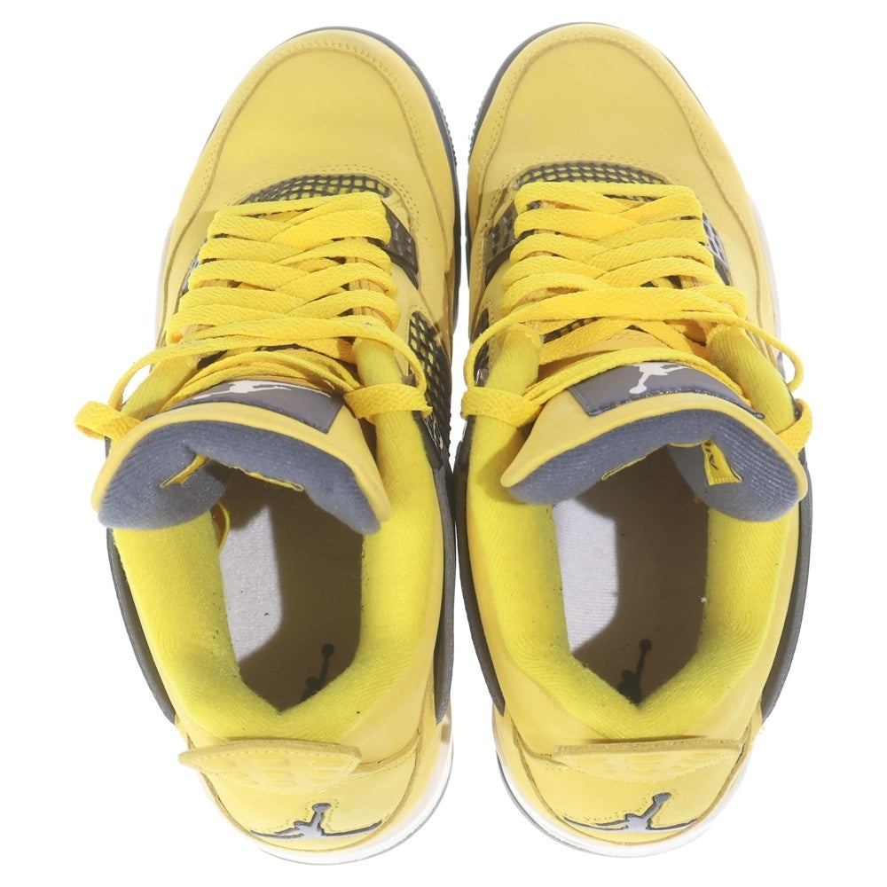 NIKE(ナイキ) AIR JORDAN 4 RETRO TOUR YELLOW CT8527-700 エアジョーダン 4 レトロ ハイカットスニーカー ツアーイエロー US9/27cm イエロー