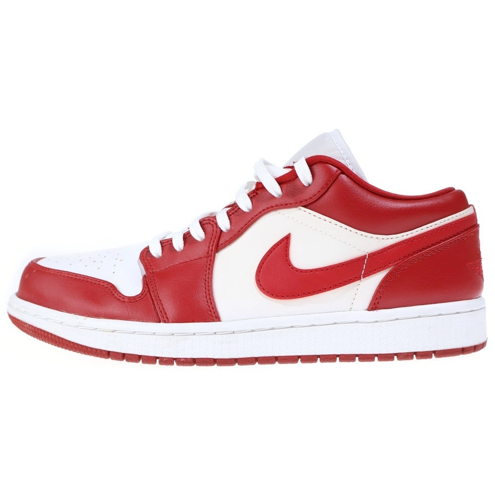 NIKE(ナイキ) AIR JORDAN 1 LOW GYM RED エアジョーダン1 ジムレッド ローカットスニーカー レッド/ホワイト US9/27cm 553558-611