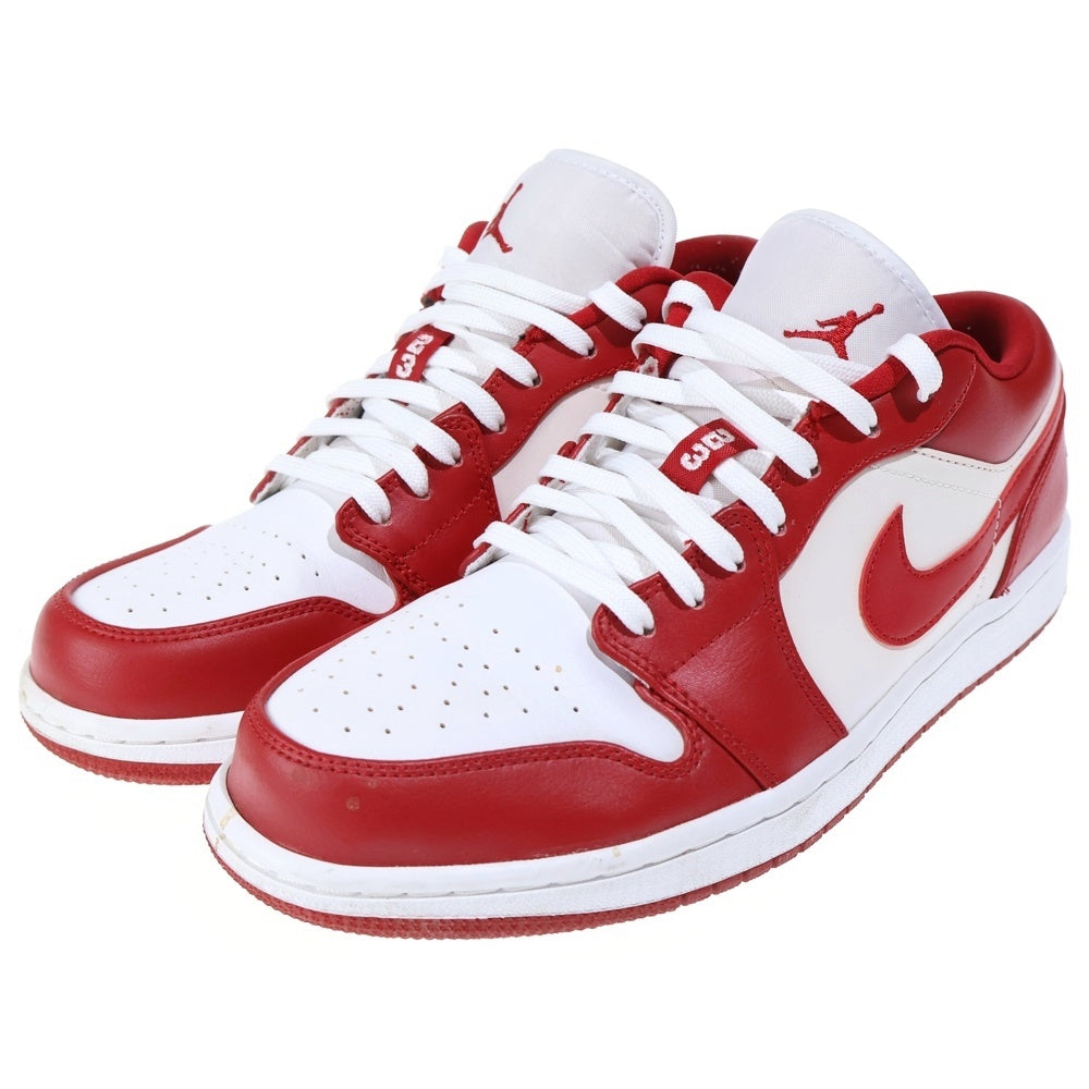 NIKE(ナイキ) AIR JORDAN 1 LOW GYM RED エアジョーダン1 ジムレッド ローカットスニーカー レッド/ホワイト US9/27cm 553558-611