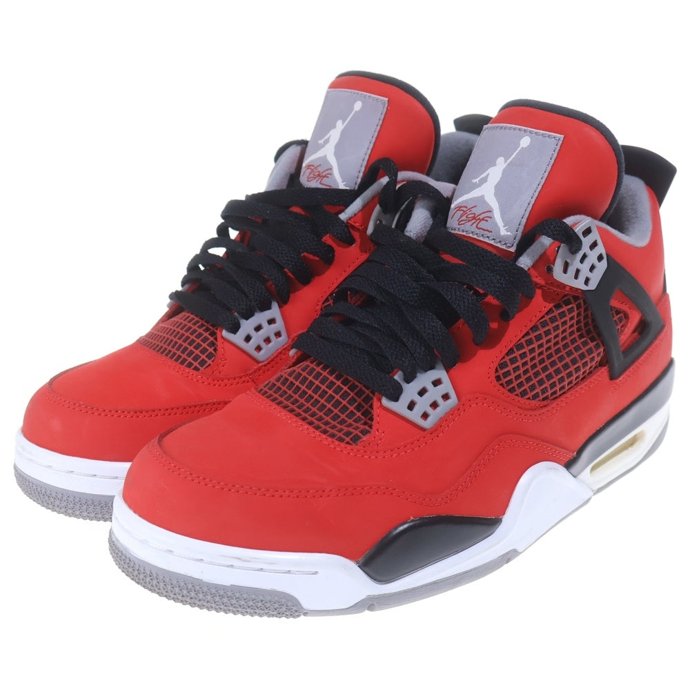 NIKE(ナイキ) AIR JORDAN 4 RETRO エアジョーダン4レトロ トロブラボー ハイカットスニーカーシューズ レッド US9/27cm 308497-603