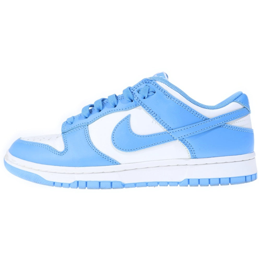 NIKE(ナイキ) DUNK LOW RETRO UNC UNIVERSITY BLUE ダンク レトロ ノースカロライナ ローカットスニーカー ホワイト/ブルー US9/27cm DD1391-102
