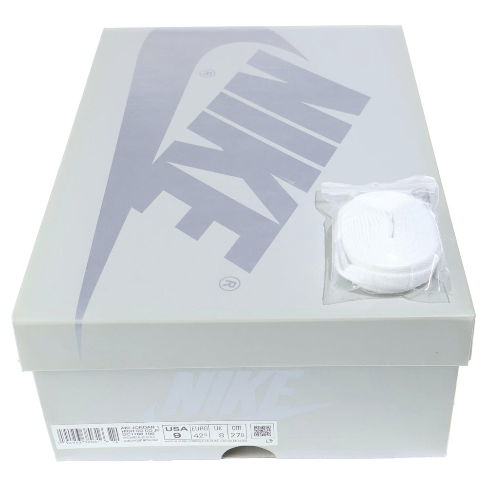 NIKE(ナイキ) AIR JORDAN 1 HIGH OG CO.JP MIDNIGHT NAVY 2020 DC1788-100 エアジョーダン1 ミッドナイトネイビー ハイカットスニーカー US9/27cm ホワイト/ネイビー