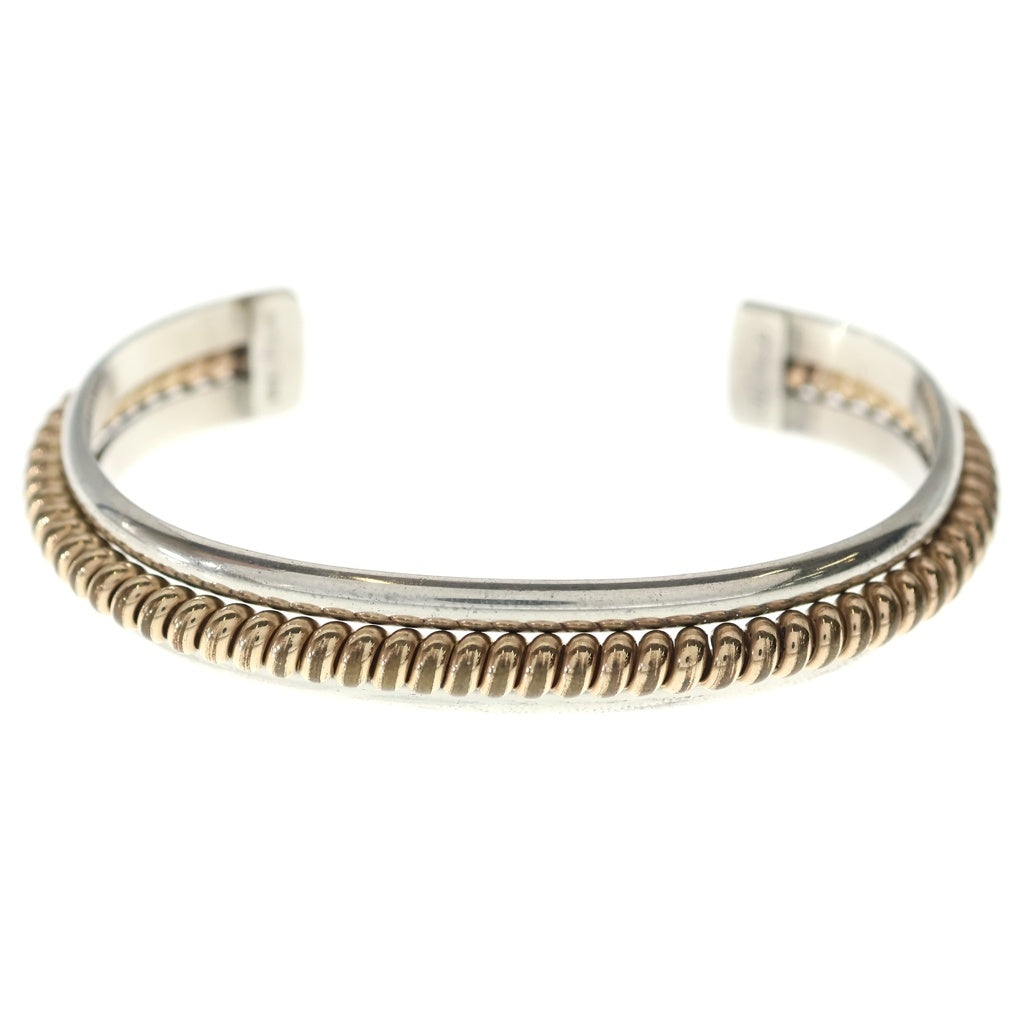 INDIAN JEWELRY(インディアンジュエリー) NAVOJO STERLING/Tahe 2012KGF バングル シルバー/ゴールド
