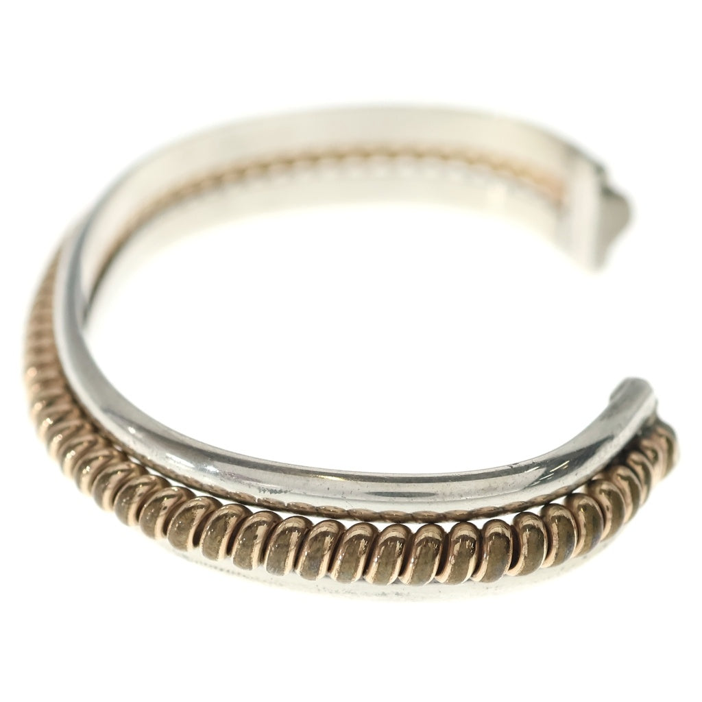 INDIAN JEWELRY(インディアンジュエリー) NAVOJO STERLING/Tahe 2012KGF バングル シルバー/ゴールド