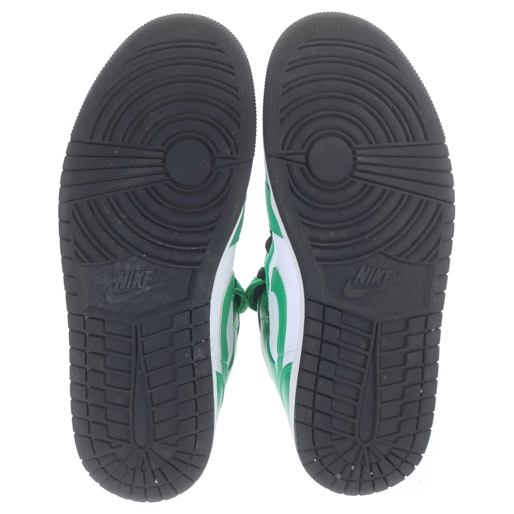 NIKE(ナイキ) AIR JORDAN 1 MID LUCKY GREEN エアジョーダン1 ミッド ラッキーグリーン ミッドカットスニーカー ホワイト/グリーン 26cm/US8 DQ8426-301