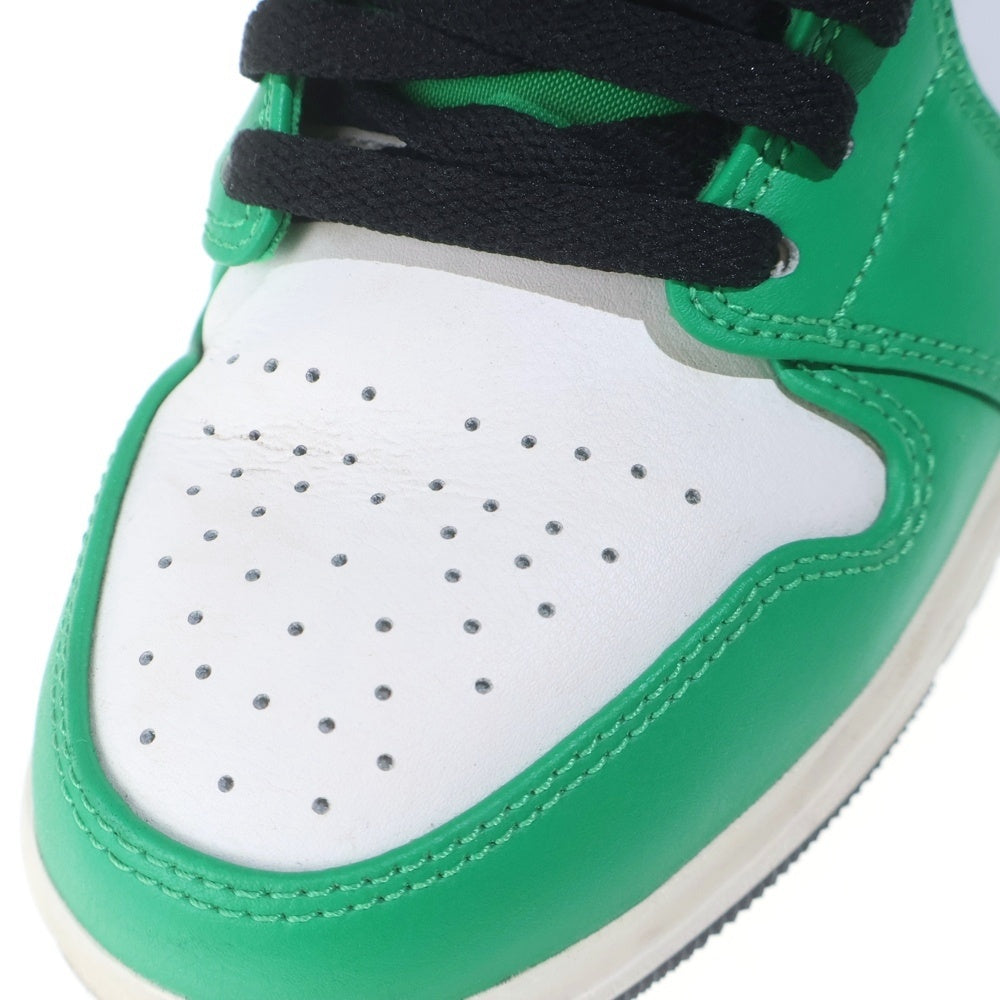 NIKE(ナイキ) AIR JORDAN 1 MID LUCKY GREEN エアジョーダン1 ミッド ラッキーグリーン ミッドカットスニーカー ホワイト/グリーン 26cm/US8 DQ8426-301
