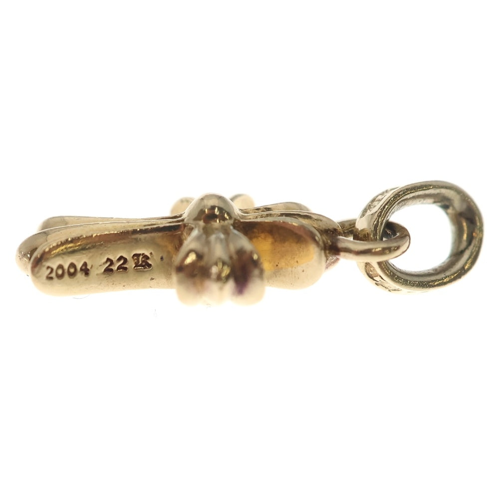 CHROME HEARTS(クロムハーツ) 22K CRS BBYFAT ベイビーファットクロス ペンダントトップ ゴールドBCA037