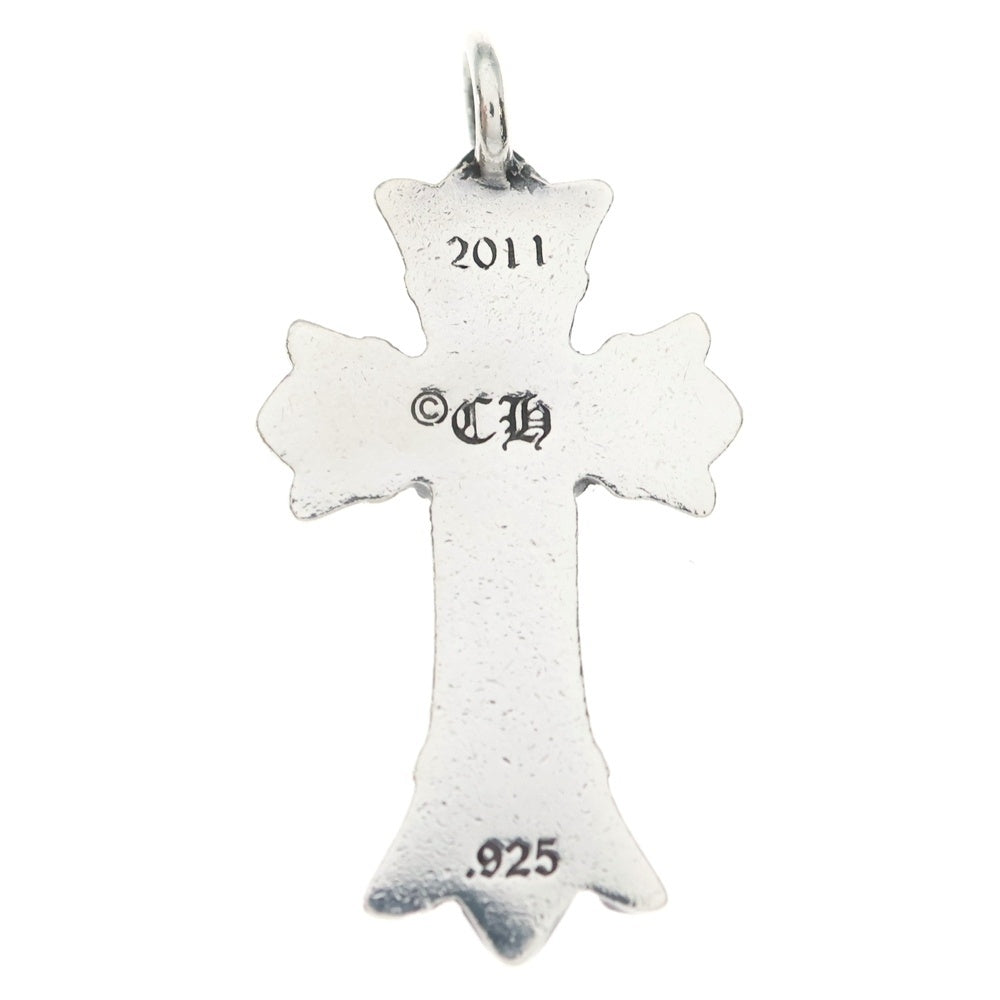 CHROME HEARTS(クロムハーツ) DOUBLE CH CROSS CHARM PAVEダイヤ ダブルCHクロス ペンダントトップ シルバー