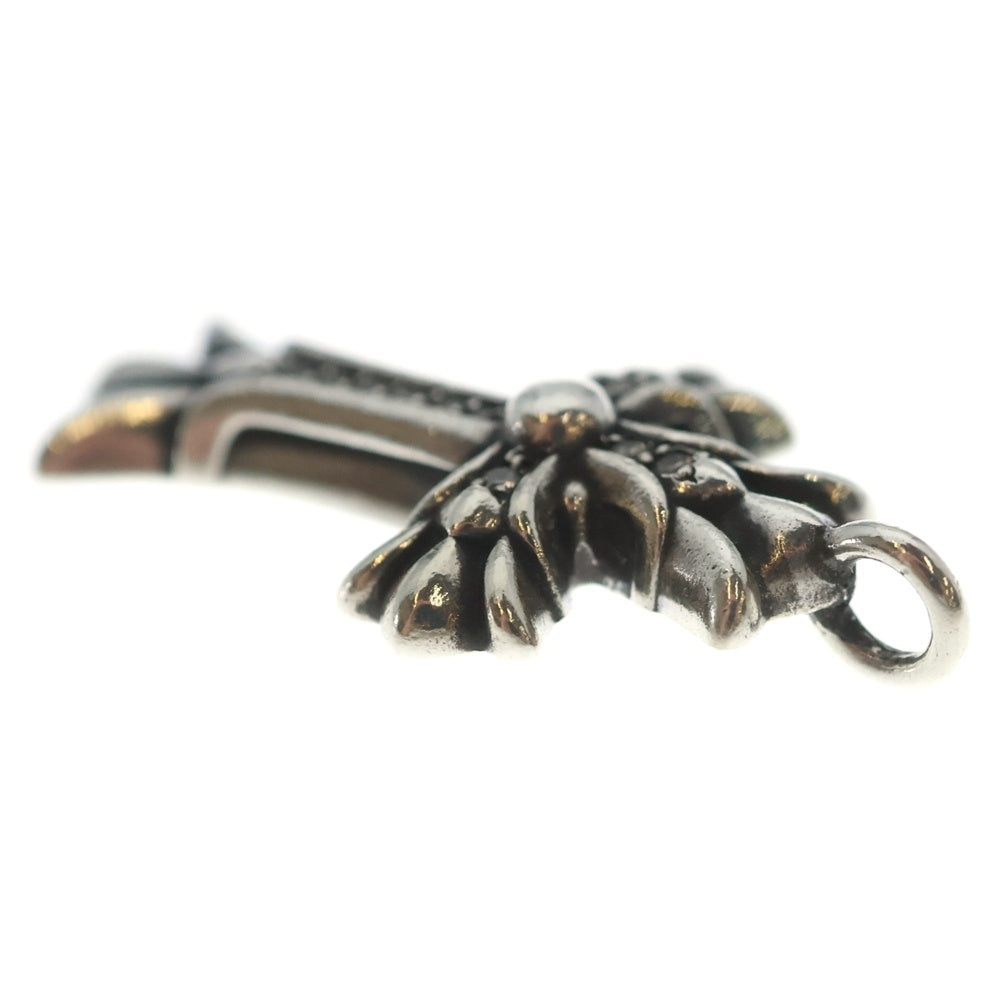 CHROME HEARTS(クロムハーツ) DOUBLE CH CROSS CHARM PAVEダイヤ ダブルCHクロス ペンダントトップ シルバー