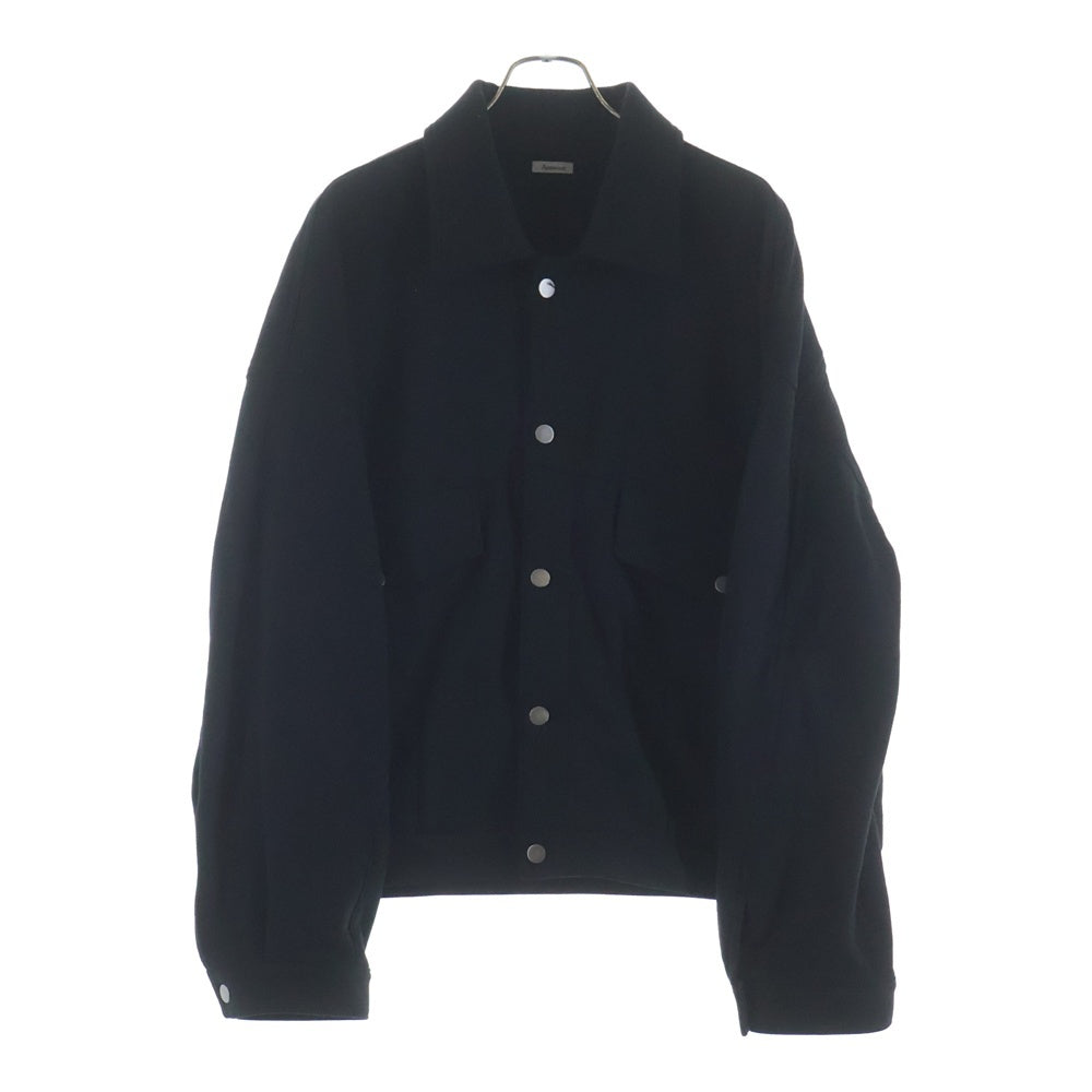 Antwort(アントワート) 25SS SWEAT TRUCKER JACKET スウェットトラッカージャケット ブラック