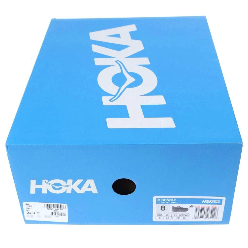 HOKA ONE ONE(ホカオネオネ) BONDI 7 ボンダイ ローカットスニーカー 1110518 ブラック