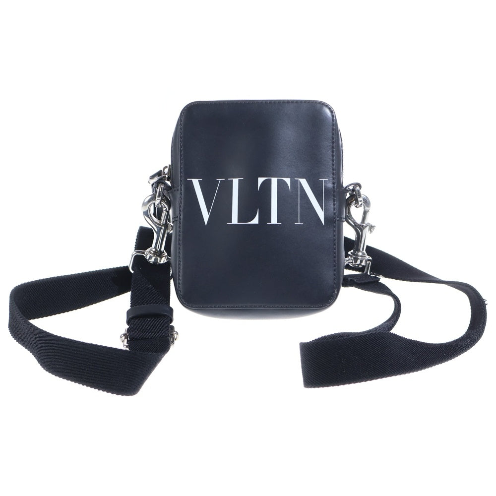 VALENTINO(ヴァレンティノ) VLTNロゴ スモールショルダーバック レザー ブラック