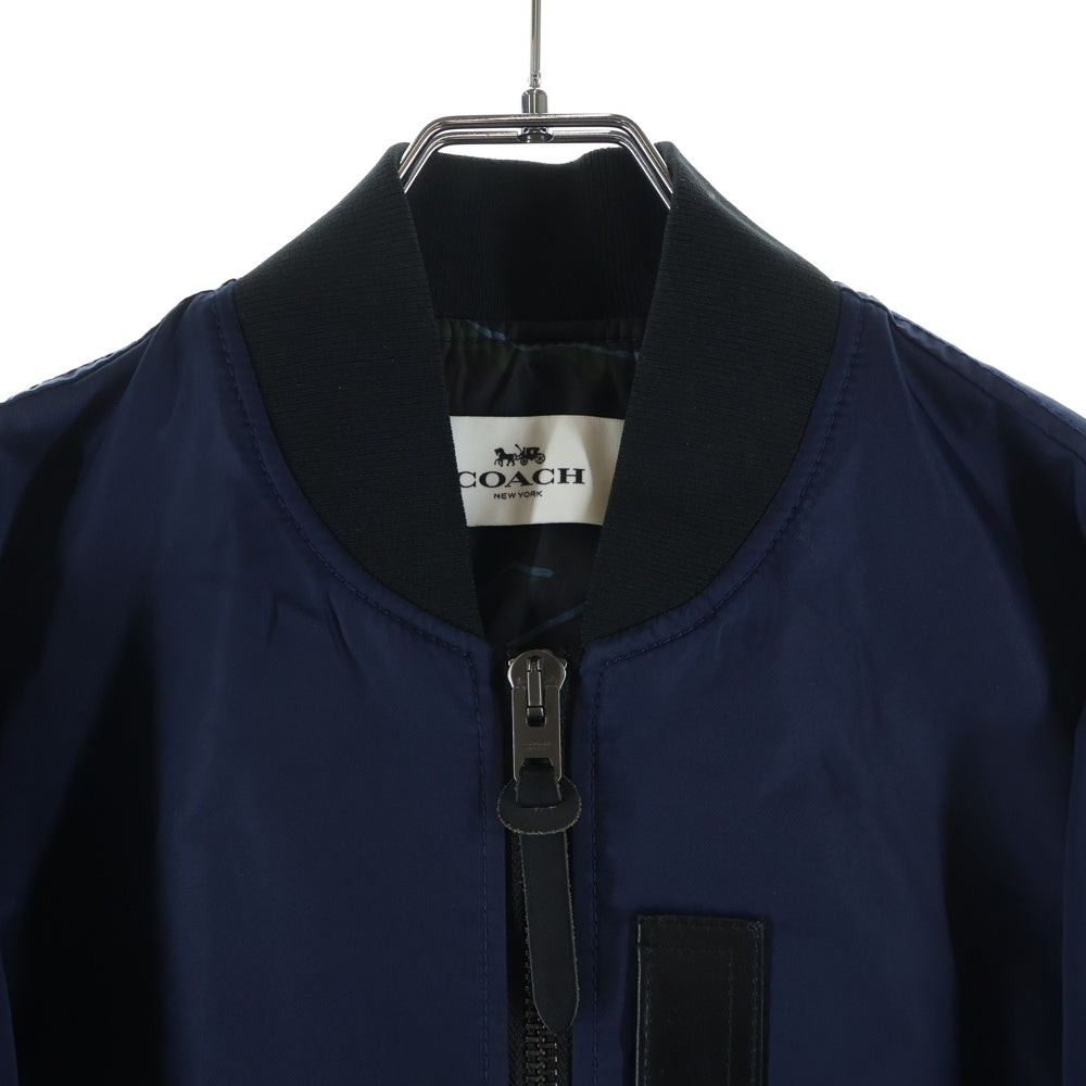 COACH(コーチ) フライトジャケット 裏地迷彩 F26795 ネイビー
