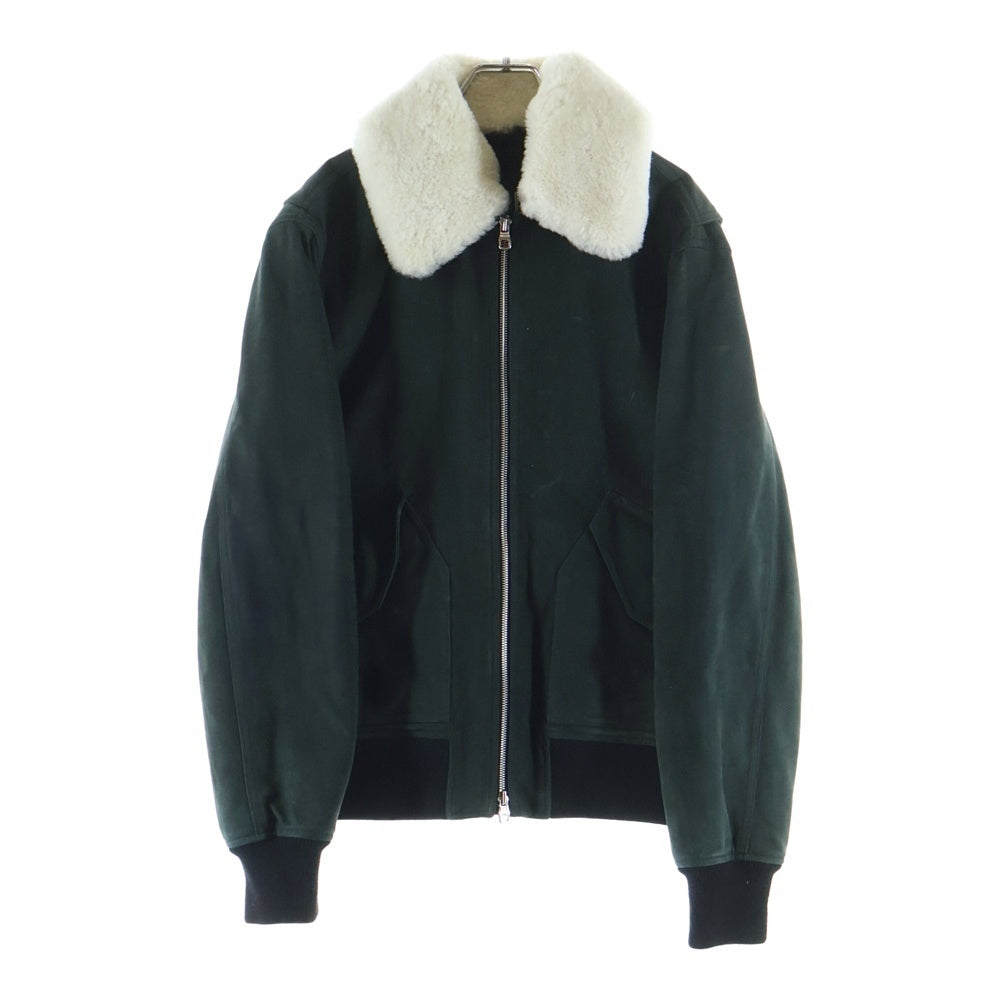 dunhill(ダンヒル) ムートン ボンバージャケット RN149617 カーキ