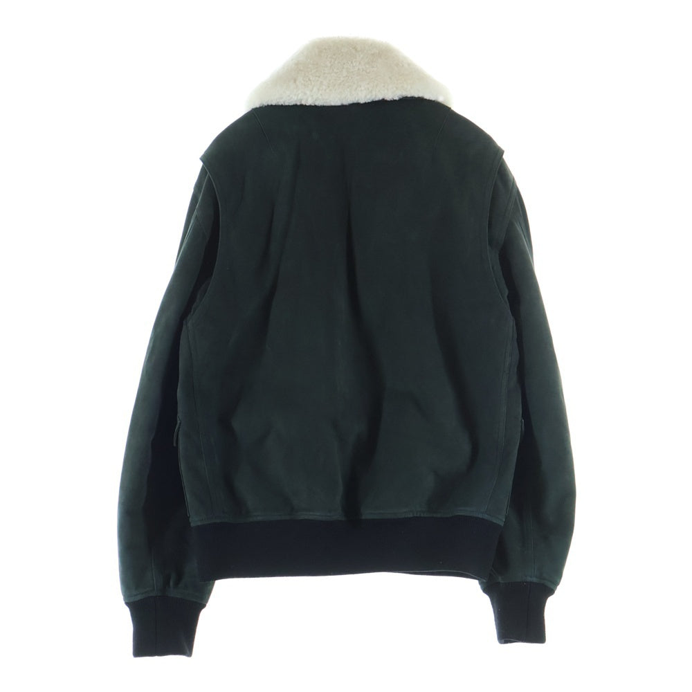 dunhill(ダンヒル) ムートン ボンバージャケット RN149617 カーキ