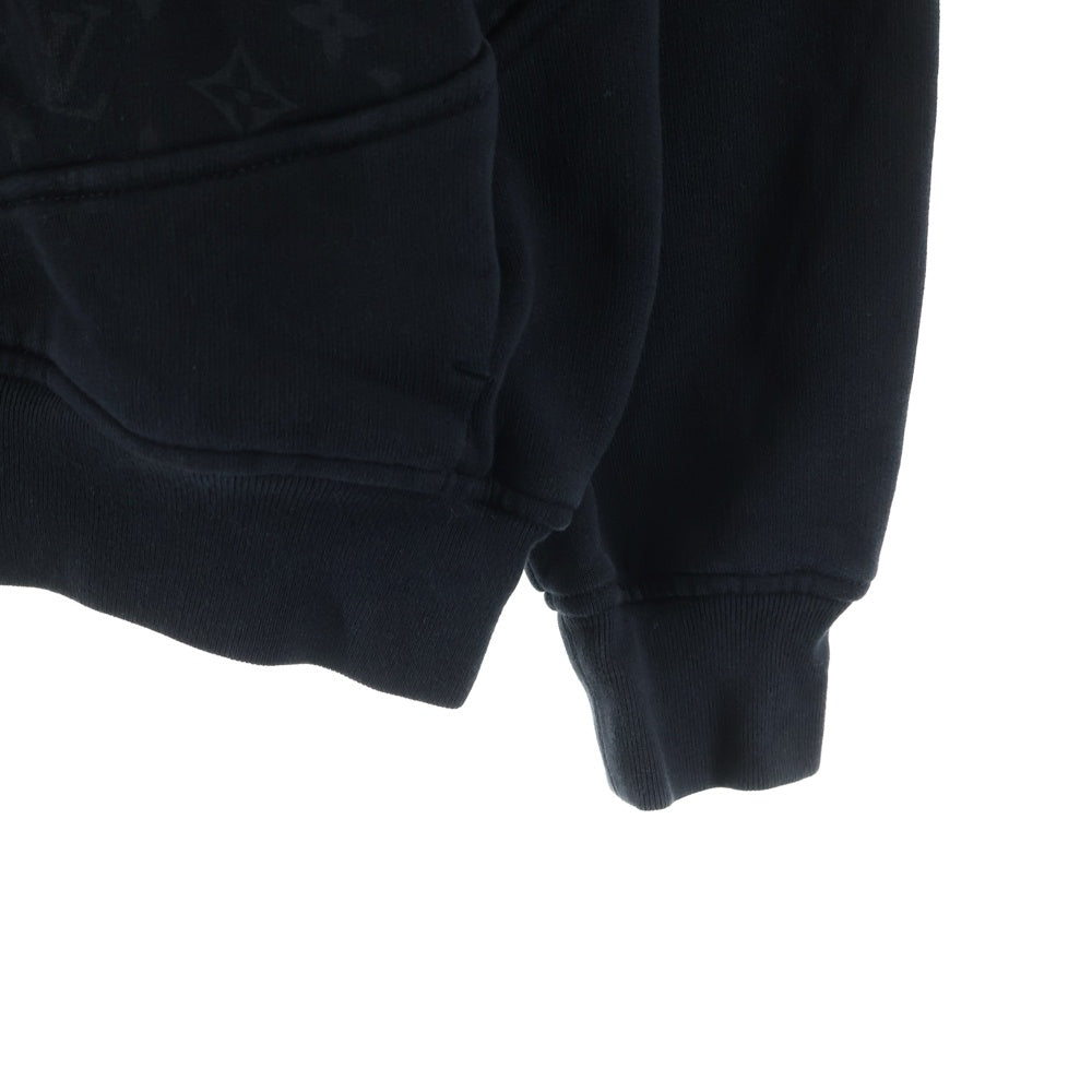 LOUIS VUITTON(ルイヴィトン) モノグラム フーディーパーカー 裏起毛 RM211Q RLE HKY43W ブラック