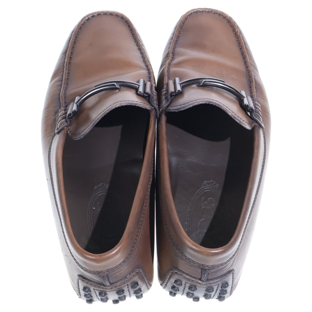 TOD'S(トッズ) GOMMINO ゴンミー二 ドライビングシューズ レザー ローファー ブラウン