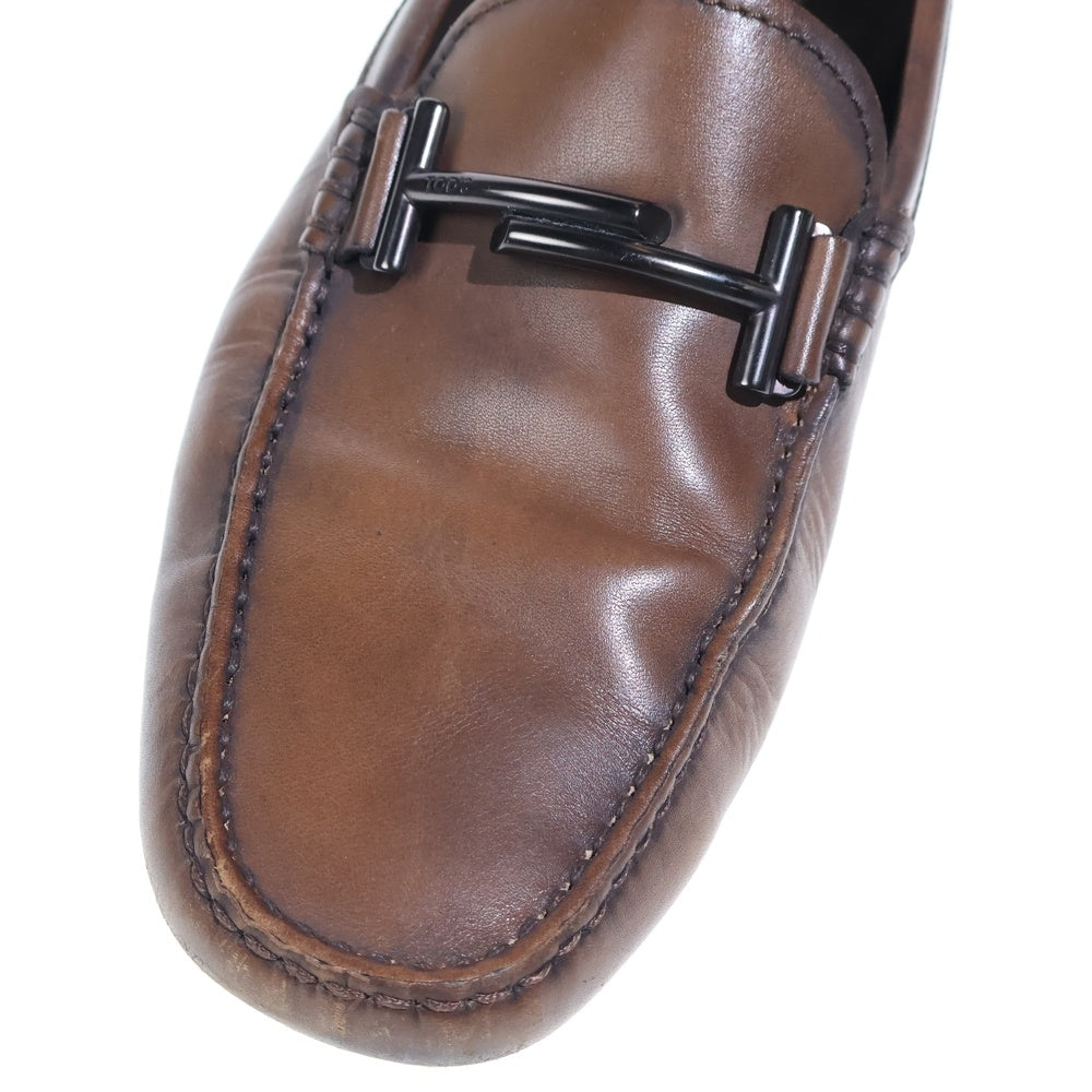 TOD'S(トッズ) GOMMINO ゴンミー二 ドライビングシューズ レザー ローファー ブラウン